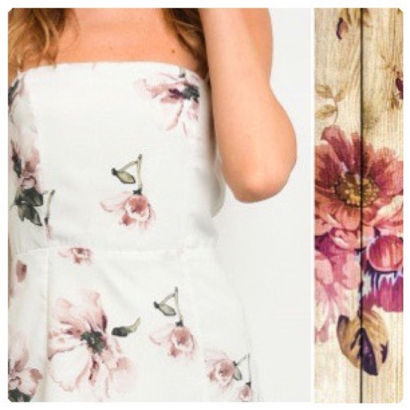 *CLEARANCE* Big Flowers Summer Mini Dress - Picture 5 of 6